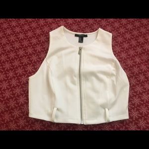 *PRICE GOING UP soon** ZIPPERED CROP TOP